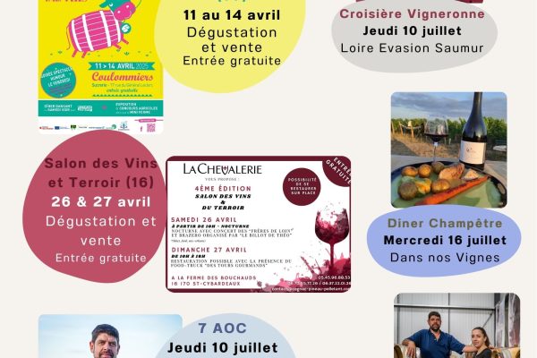 Evenements 2025 LA SEIGNEURIE SAUMUR